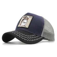 Load image into Gallery viewer, Animals Embroidery Baseball Caps Men Women Snapback Hip Hop Hat Summer Mesh hat Streetwear Bone gorra animales bordados