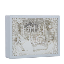 Load image into Gallery viewer, 3D Paper Carving Night Lights LED Table Lamp Bedroom Bedside Night Lights Christmas Halloween Carved Decor Lamp Birthday Gifts