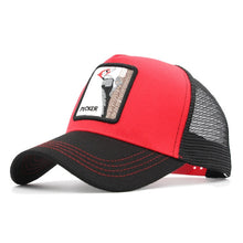 Load image into Gallery viewer, Animals Embroidery Baseball Caps Men Women Snapback Hip Hop Hat Summer Mesh hat Streetwear Bone gorra animales bordados