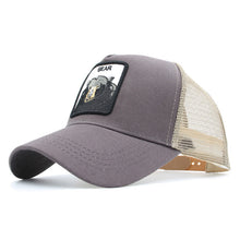 Load image into Gallery viewer, Animals Embroidery Baseball Caps Men Women Snapback Hip Hop Hat Summer Mesh hat Streetwear Bone gorra animales bordados