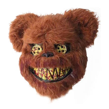 Load image into Gallery viewer, Nieuwe Bloody Teddybeer Masker Maskerade Enge Pluche Masker Halloween Prestaties Props Mode Halloween Levert