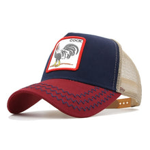 Load image into Gallery viewer, Animals Embroidery Baseball Caps Men Women Snapback Hip Hop Hat Summer Mesh hat Streetwear Bone gorra animales bordados