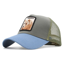 Load image into Gallery viewer, Animals Embroidery Baseball Caps Men Women Snapback Hip Hop Hat Summer Mesh hat Streetwear Bone gorra animales bordados