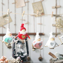 Load image into Gallery viewer, Noel Christmas Angel Girl Ski Plush Dolls Christmas Tree Ornament Pendant Party Christmas Decoration for Home