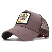 Load image into Gallery viewer, Animals Embroidery Baseball Caps Men Women Snapback Hip Hop Hat Summer Mesh hat Streetwear Bone gorra animales bordados