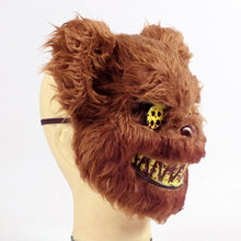 Load image into Gallery viewer, Nieuwe Bloody Teddybeer Masker Maskerade Enge Pluche Masker Halloween Prestaties Props Mode Halloween Levert