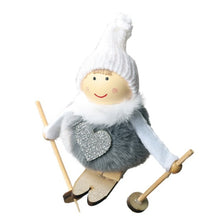 Load image into Gallery viewer, Noel Christmas Angel Girl Ski Plush Dolls Christmas Tree Ornament Pendant Party Christmas Decoration for Home