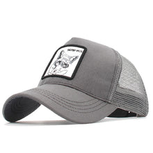 Load image into Gallery viewer, Animals Embroidery Baseball Caps Men Women Snapback Hip Hop Hat Summer Mesh hat Streetwear Bone gorra animales bordados