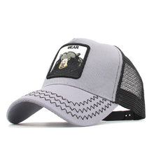 Load image into Gallery viewer, Animals Embroidery Baseball Caps Men Women Snapback Hip Hop Hat Summer Mesh hat Streetwear Bone gorra animales bordados