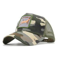 Load image into Gallery viewer, Animals Embroidery Baseball Caps Men Women Snapback Hip Hop Hat Summer Mesh hat Streetwear Bone gorra animales bordados