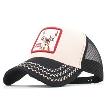 Load image into Gallery viewer, Animals Embroidery Baseball Caps Men Women Snapback Hip Hop Hat Summer Mesh hat Streetwear Bone gorra animales bordados
