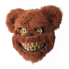 Load image into Gallery viewer, Nieuwe Bloody Teddybeer Masker Maskerade Enge Pluche Masker Halloween Prestaties Props Mode Halloween Levert